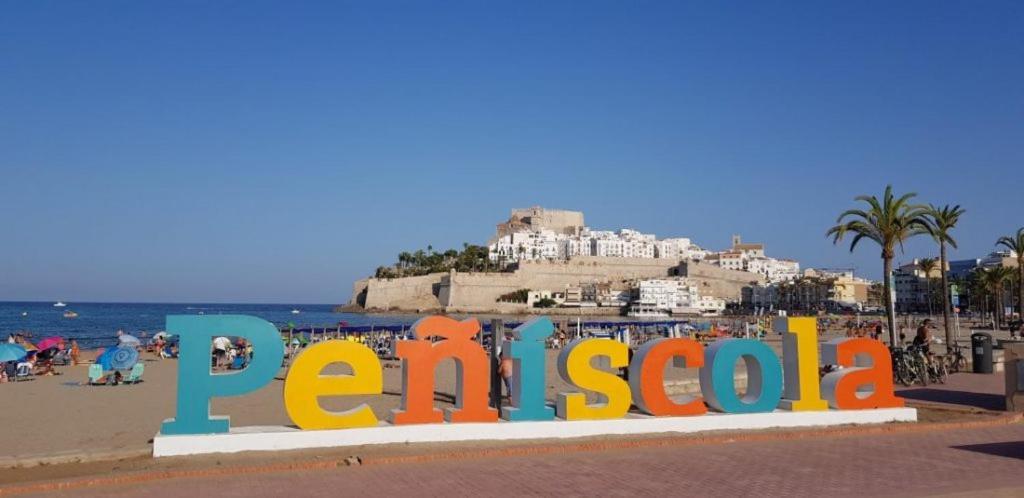 דירות Peñíscola Atico-Duplex En Urb. Penismar En 1ª Linea De Playa מראה חיצוני תמונה